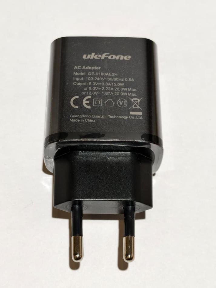 Зарядное устройство Ulefone 20W PD Fast Charger EU